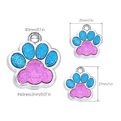 China 2021 Top Selling Personalized Products Metal Engraving Name Zinc Alloy Pet Keychain Pet Accessories Dog ID Pendant Tag for sale