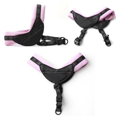 China Custom High End Soft Reflective Neoprene Padding Breathable Dog Harness for sale