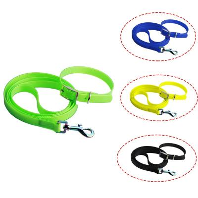 China Customized Wholesale PVC Training Silicone Hunting Webbing Tpu Waterproof Coated Nylon Dog Collar for sale