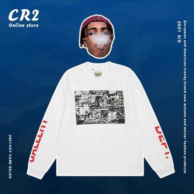 China Wholesale QUICK DRY custom T-shirt Newcomer gallery department comfortable long sleeve printed casual unisex pullover gallery department for sale