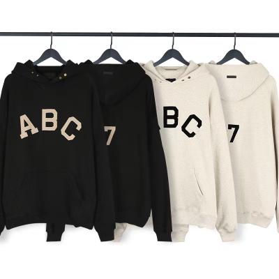 China QUICK DRY Basics FEAR GOD Hoodie Season 7 ABC Printing High Street Kanye Hoodie Unisex Essentials Hoodie for sale