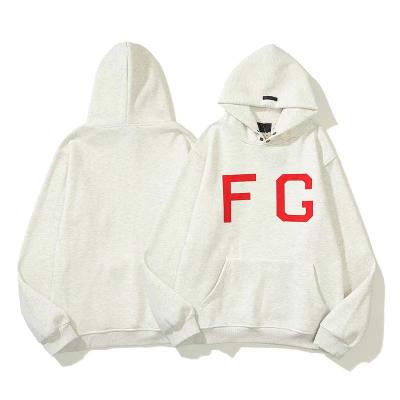 China QUICK DRY Awe Of God Basics FG Letter Print Character Sweater Long Sleeve Casual Simple Awe Of God Basics Hoodie Embroidery for sale