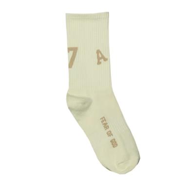 China FOG ABC No. 7 Cotton New Sports QUICK DRY Stain FEAR OF GOD 21AW in Tube Socks BASES FOG Socks Grandpa for sale