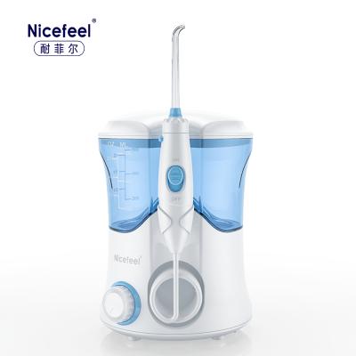 China Nicefeel Best Selling 10 Rating Adjustable Water Presure Electronic Oral Irrigator for Family with 7 Nozzles for sale