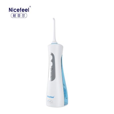 China Oral Care Teeth Cleaning Portable Water Flosser with 3 Modes, 150ML Water Tank, Nicefeel Grade IPX7 Waterproof for sale