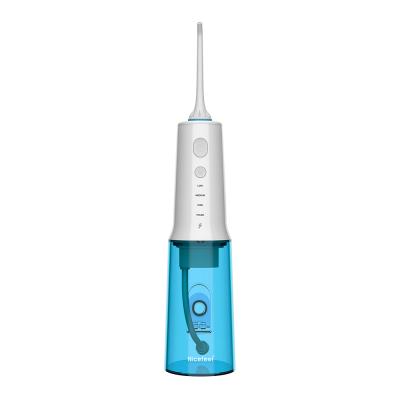 China Nicefeel 1900mAh Rechargeable 4 Modes Rechargeable Portable Oral Irrigator Wireless Water Flosser for sale