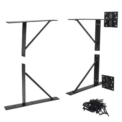 China Easily Assembled Barrier Accessories Shed Doors No Sag Kit Easy Gate Corner Brace Shelf Bracket Kits for sale