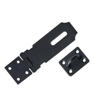 China Good quality stainless steel hasp latch steel black security fixed iron latches and for sale