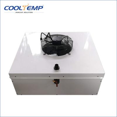 China Refrigeration Parts Dual Discharge Air Cooled Evaporator With Inner Grooved Copper Tube for sale