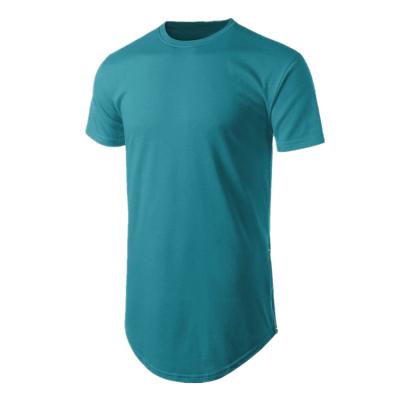 China Anti-Wrinkle Street Wear Short Sleeves Curl Edge Man T-Shirt Plain Long Sleeves for sale