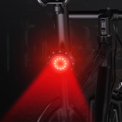 China ABS UMIONE New Front Tail Cycle Light Set luces luz de para bicicleta LED Rear Bicycle Light COB Rechargeable Rear Light For Bike for sale