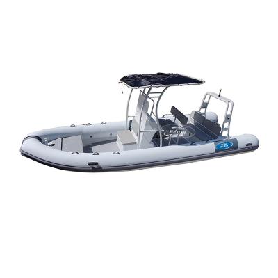 China Special design available on your Patrol 700 24ft Aluminum Orca Boat Demand Rubber Hypalon Rubber Sports Boat for sale