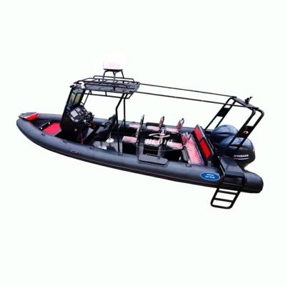 China Special Design Available On Your Luxury Hedia Yacht Hypalon This Request 25Feet RIB 760 Boat Military Aluminum Inflatable Boat Fishing Gear Yacht for sale