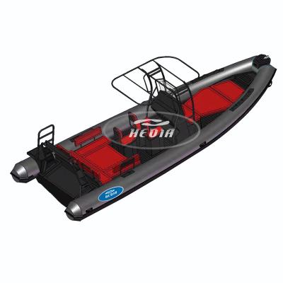 China Special design available on your Aluminum Hypalon Rescue Request Hedia Factory Turkey 16Passenger RIB 760 Inflatable Boats for sale