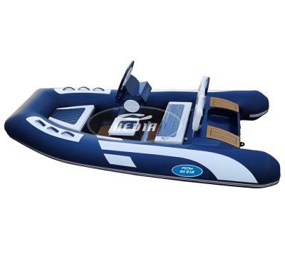 China Special design available upon your request Hedia made in 360 rib hot sale 3.6m china rigid orca hypalon inflatable aluminum boat for sale