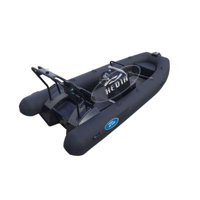 China Special design available on your request Hedia Boat 390 Semi Rigid Aluminum Rib Inflatable Boat 4m Inflatable Boat for sale