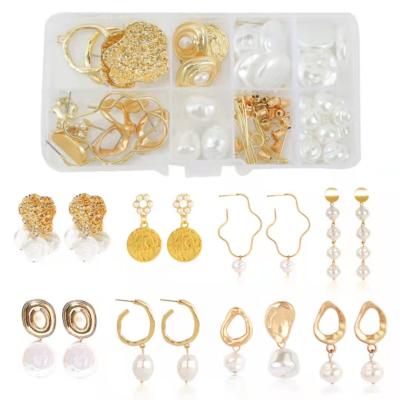 China Pear and Alloy JM Factory Price OEM DIY Jewelry Finding Pear Earrings Beads For Jewelry Making for sale