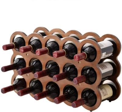 China Sustainable Wine Racks Wine Rack Wine Rack, Round Classic Style Wine Rack For Bottles, Perfect For Bar for sale