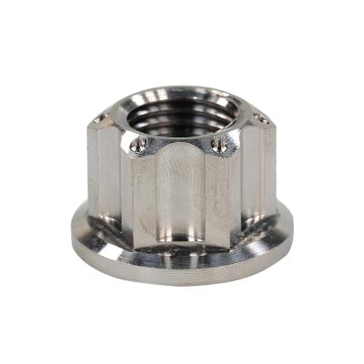 China High End Titanium Electric Scooters Fancy Alloy M12 Flange Nut For ZERO 9 Mantes 8X VSETT 8+ 9+ Dualtron Kaabo Electric Scooters Fix Motor Shaft for sale