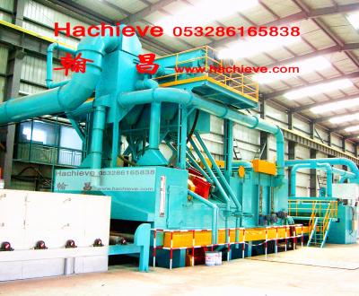 China Stores Building Material Steel Plate And H Beam Shot Blasting Machine for sale