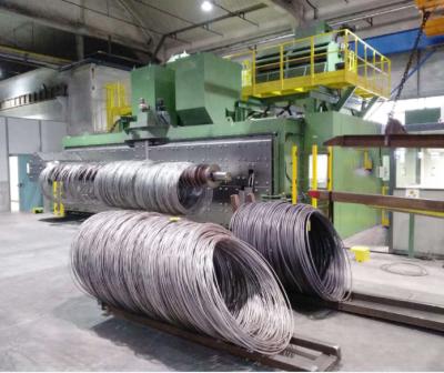 China Building Material Stores Wire Rod Coil Shot Blast Equipment / Wire Rod Coil Shot Blast Equipment for sale