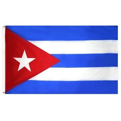 China Hot Wholesale Healthcare Institutes Cuba National Flag 3x5 FT 150X90CM Flag Banner for sale