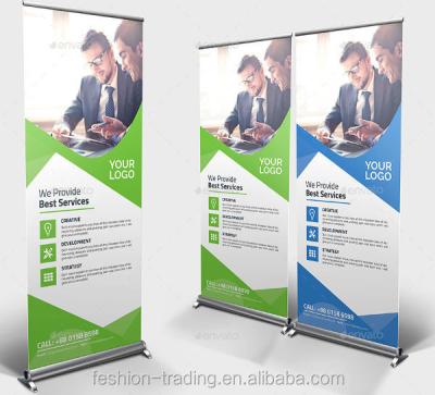 China Factory Price Advertising Standing Scrolling Roll Up Cable Banner Stand For Display for sale