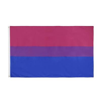 China Boat Insurance Now! Custom Gay Pink Gay Pink 90*150cm Pride Rainbow LGBT Blue Purple Flag Bisexual 90*150cm for sale