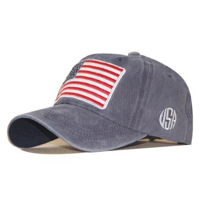 China COMMON American Flag Hat For Men & Women | Vintage Baseball Cap Tactical Hat With USA Flag for sale