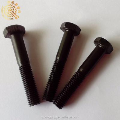 China China factory price stainless steel high strength and black oxide exterior machine bolt or lengthen carbon steel hex bolt for sale