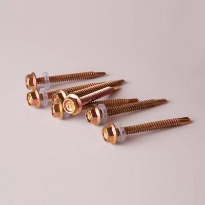 China Truss Hex Flange Head Drilling Screws In Stock Made In China M10 for sale