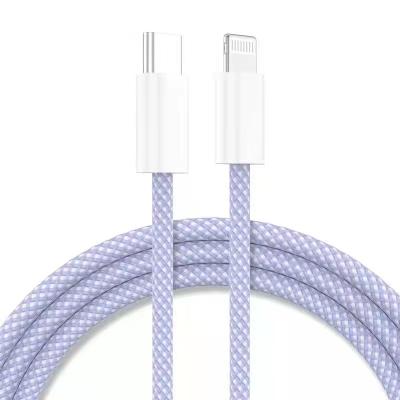 China MP3/MP4 Player FEITUN PD Cable 12W USB C Cable Fast Charging High Speed ​​Type C Lighting Charging Data Cable for iphone 12 13pro for sale