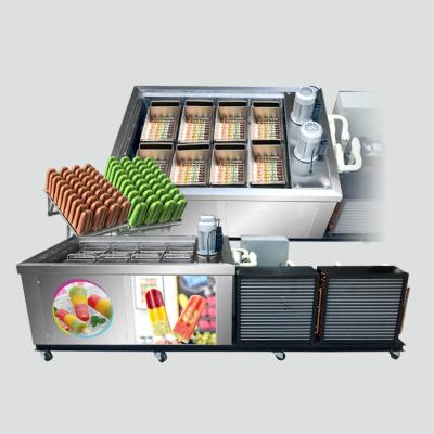 China Snack Factory Free Shipping To Africa Tax Included By The Sea 8 Molds Popsicle Making Machine / Popsicle Making Machine / Ice Lollipop Machine for sale