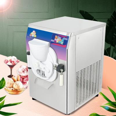 China Venezuela TAX Snack Factory Free Shipping Included Per Counter ICM-28 Hard Sea Gelato Ice Cream Machine / Batch Freezer / Hard Gelato Machine for sale