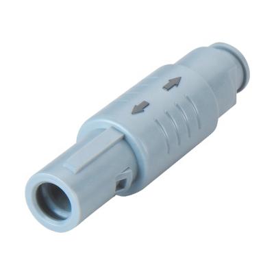 China Audio Visual /Medical Compatible 1P Series 304/308/314 Medical Plastic Straight Quick Lock Push Pull Circular Connector for sale