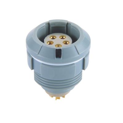 China Industry Standard Compliant 304/316 Automotive 2P/1P/Medical Series Waterproof Straight Self Lock Push Pull Connector Medical Plug for sale