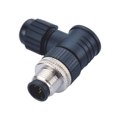 China New Design IP67 M12 Male 5P 8P Rectangle Cable Connector Set Field Automotive Waterproof Wirable For Agricultural Equipment for sale