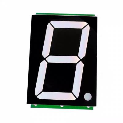 China Electronic Products 4 Inch 7 Segment Display Single Digit Large Seven Segment Display White for sale