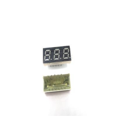 China 0.25 Inch Three Digit Digital Display Led Display Color Seven Segment Blue Tube for sale