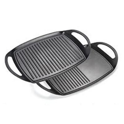 China General Use For Gas Griddle And Induction Cooker Roasting Pan Outdoor Bbq Skillet Griddle Pan Barbecue Nonstick Griddles And Grill Pans For Stove Top for sale