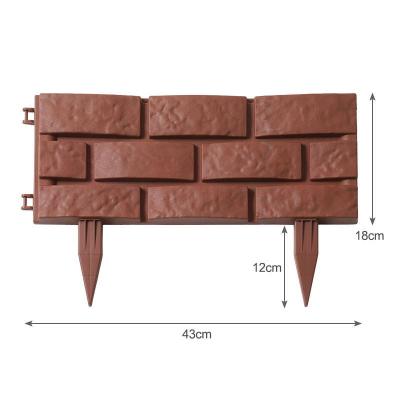 China Plastiek in van de Leveringsfencerustic van de Grond de Decoratieve Tuin Omheining Practical Garden Fences Te koop