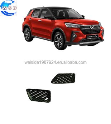 China Car Accessories Interior Decoration Front Upper AC Air Vent Condition Vent Cover Decoration+Protection For perodua ativa 2020 2021 for sale