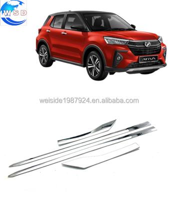 China Decoration+Protection ABS Chrome Side Door Body Molding Trim For 2020 perodua ativa exterior car accessories for sale