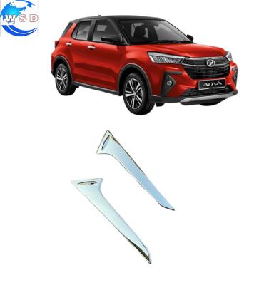 China Decoration+Protection ABS Chrome Rear Window Trim Spoiler Covers Inserts For PERODUA 2020 Ativa Exterior Car Accessories for sale