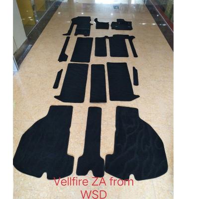 China Business / Luxury hot sale carpet custom fit left /Right car floor mats for alphard / vellfire 2015 2016 2017 2018 2019 2020 2021 for sale