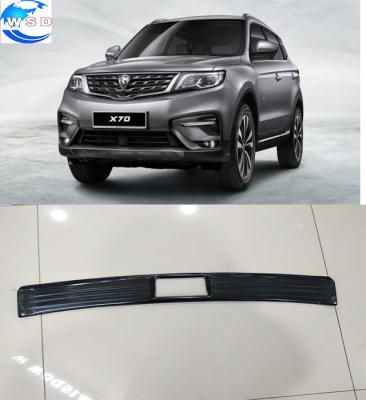 China Rear Bumper Guard + Stainless Steel 2018 Protection Guard Plate Foot Decoration For GEELY BOYUE PROTON X70 Car Interior Accessories for sale