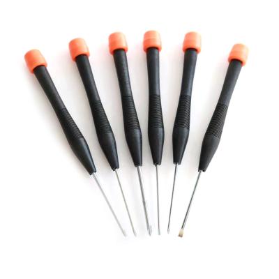 China Low Price Steel Screwdriver Mobile Phone Repair Portable Glass PC 6 Screwdriver for sale