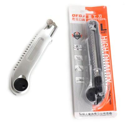 China Wholesale Professional Quick-change Low Price Heavy Duty SK5 Paper Cutting 18mm Box Cut Utility Knife for sale