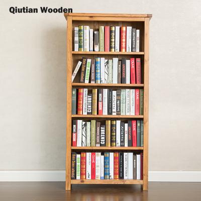 China KD Simple Design Easy Assembling Bookcase, Small Wooden Wall Shelf, New Design Shelf for sale