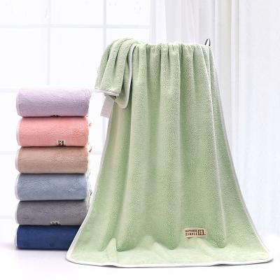 China New Viable Adult Soft Absorbent Household Necessities Bath Towel Bath Towel Daily Single Beach Towel for sale